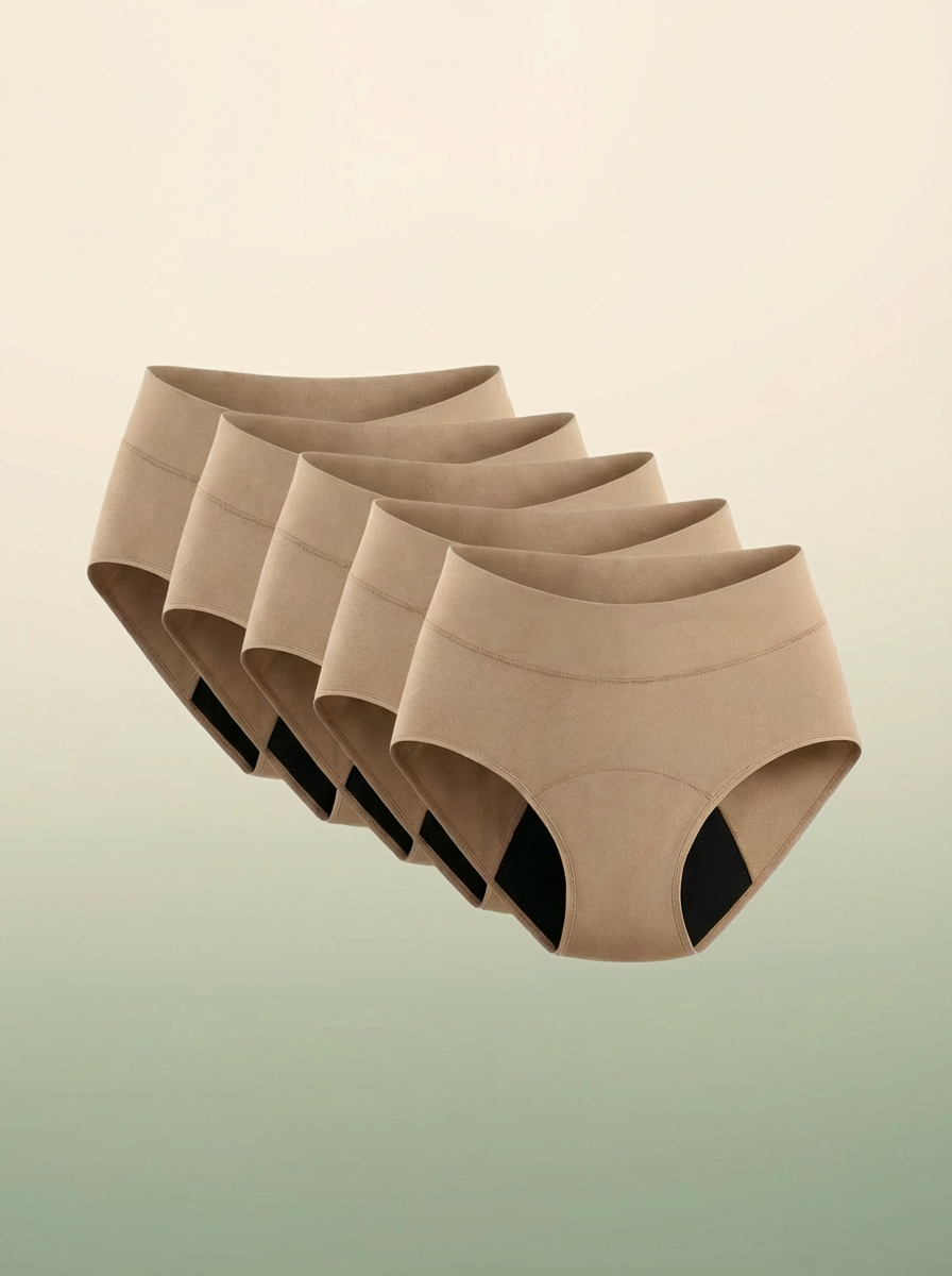 Ebb&Ease | Signature Auslaufsichere Unterwäsche | (5er-Pack)