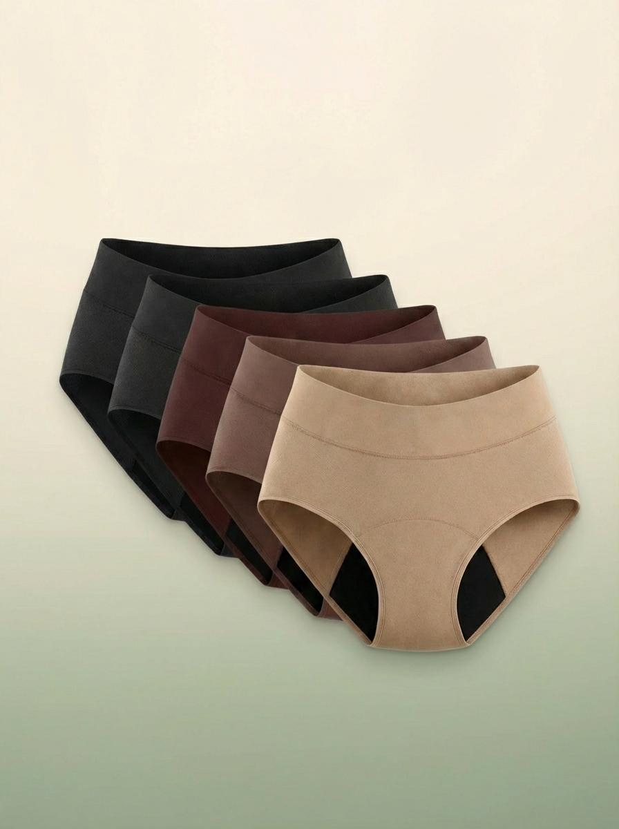 Ebb&Ease | Signature Auslaufsichere Unterwäsche | (5er-Pack)