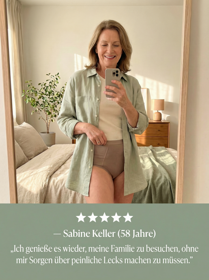 Ebb&Ease | Signature Auslaufsichere Unterwäsche | (5er-Pack)